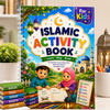 Islamic Activity Book,Muslim Kids Busy Book, Muslim Primary School Workbook, Islamic Adventures Book